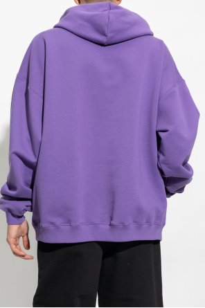 Tシャツ・カットソー +AMBLER+ Black cat unisex hooded sweatshirt purple AHP1114 COMME des GARCONS PLAY Heart Hooded Sweatshirt 'Black' AZ